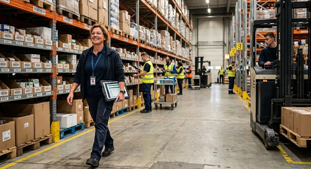 e-Magazijnorganisatie, -sturing & -design