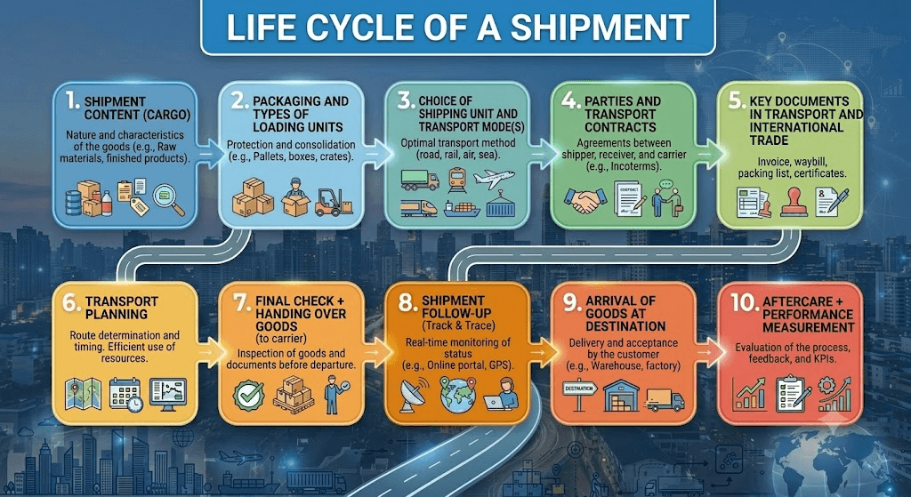 e-Transport - The life cycle of a shipment