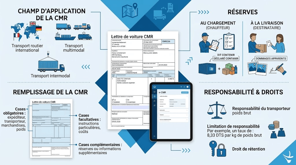e-Transport - Documents & Autorisations dans le transport routier + Convention CMR & TIR