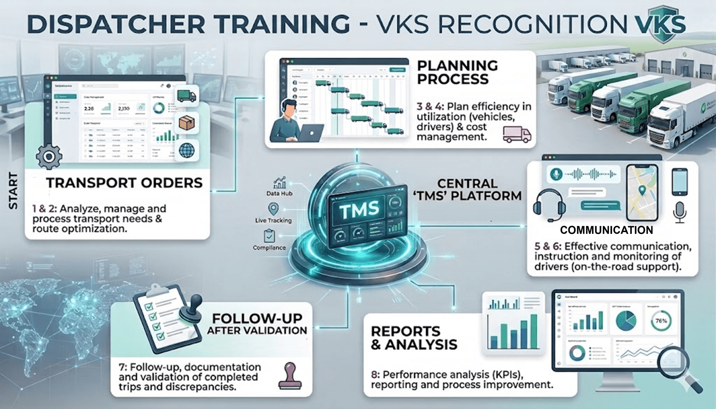 Certified Road Freight Dispatcher (including TMS use)