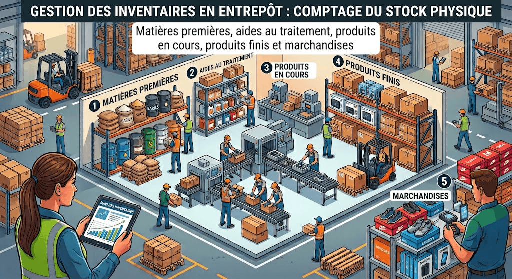 e-Entrepôt - Inventaire & Calcul du prix de revient
