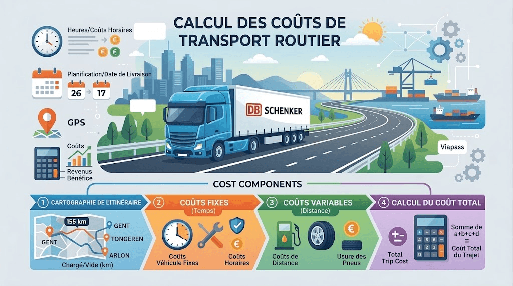 e-Transport - Calcul du prix de revient dans le transport routier & Achat de prestations de transport