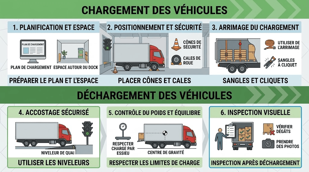 e-Transport - Techniques de chargement et déchargement & Arrimage des charges (Transport routier)