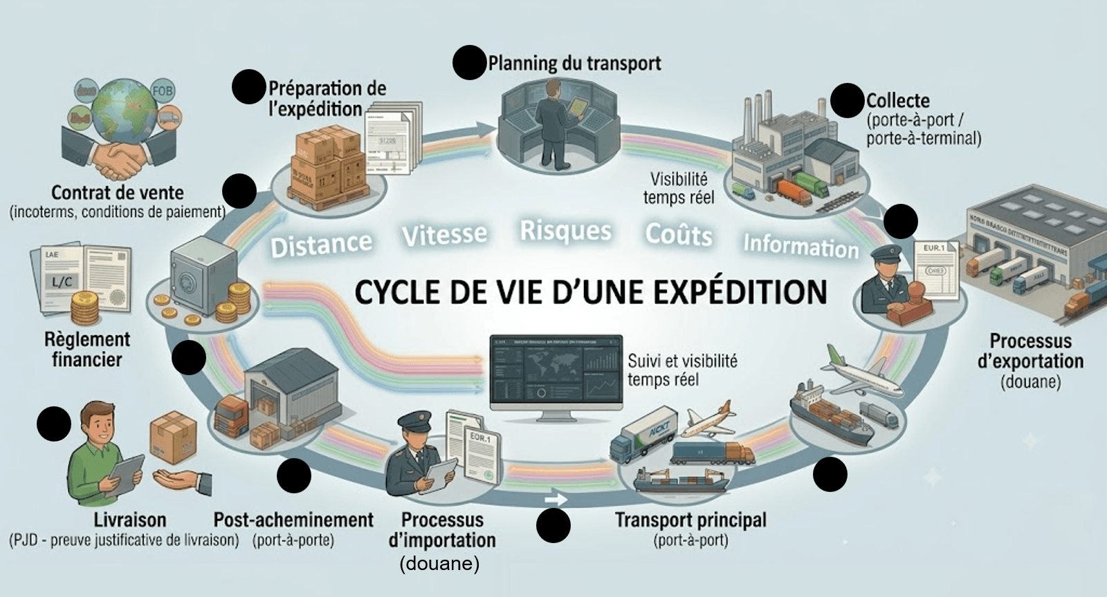 e-Transport - Le cycle de vie d'une expédition
