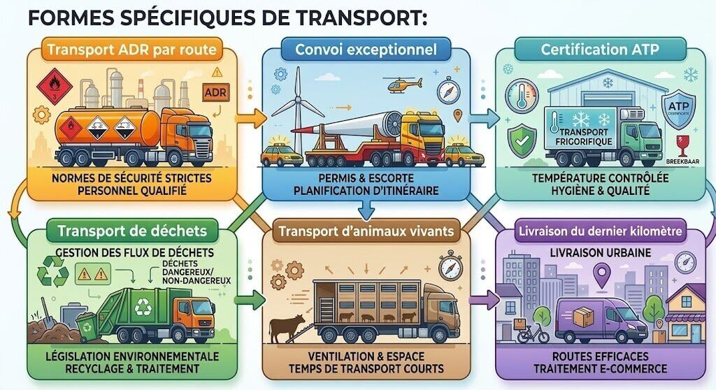 e-Transport – Formes spécifiques de transport routier