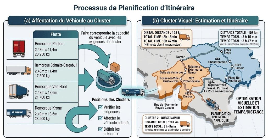 e-Transport - Dossier de transport, TMS & Planification de tournées